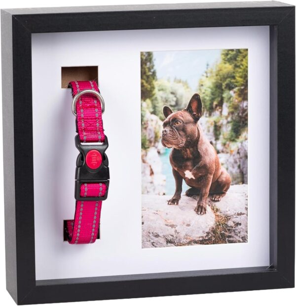 Memorial Picture Frame for Pets - Remembrance for Dogs & Cats - Shadow Box with Collar - Keepsake Tribute for Sympathy - Image 8