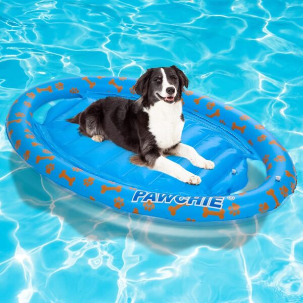 PAWCHIE Dog Pool Float - Inflatable Rafts, Inflatable Ride-ons for Pets Kids Summer Outdoor Water Games, Swimming Pool Water Toy - Image 6