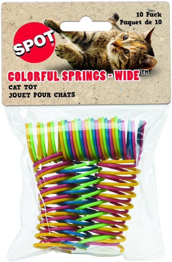 SPOT Ethical Products Ethical Wide Colorful Springs Cat Toy - Image 2