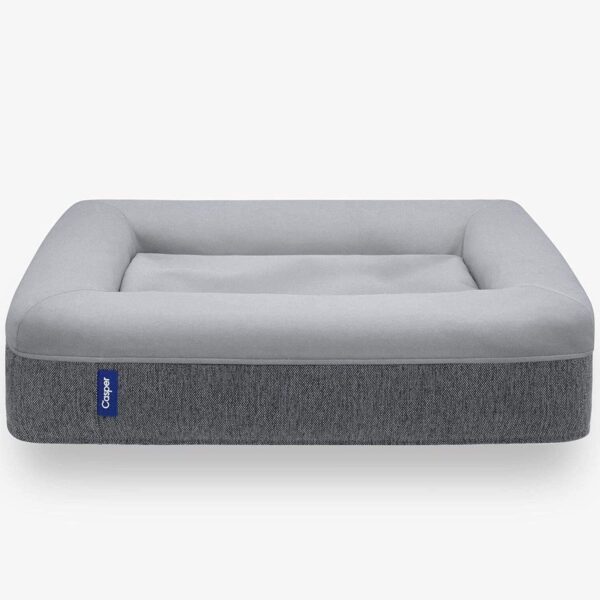 Casper Dog Bed, Plush Memory Foam, Large, Gray