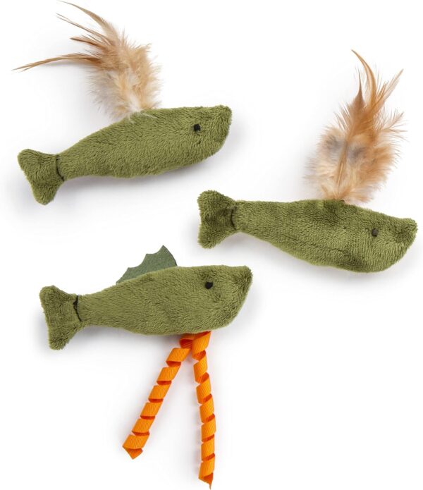 SmartyKat (3 Count Fish Friends Crinkle Catnip Cat Toys - Multi Color, 3 Count - Image 7