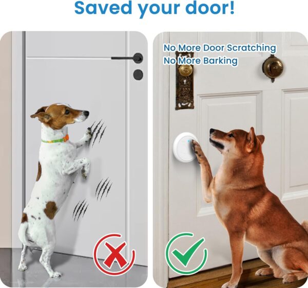 Dog DoorBell for Potty Training, Wireless Doggie Door Bell Operating at 1000 Feet with IP65 Waterproof Touch Button, 32 Melodies - Image 6