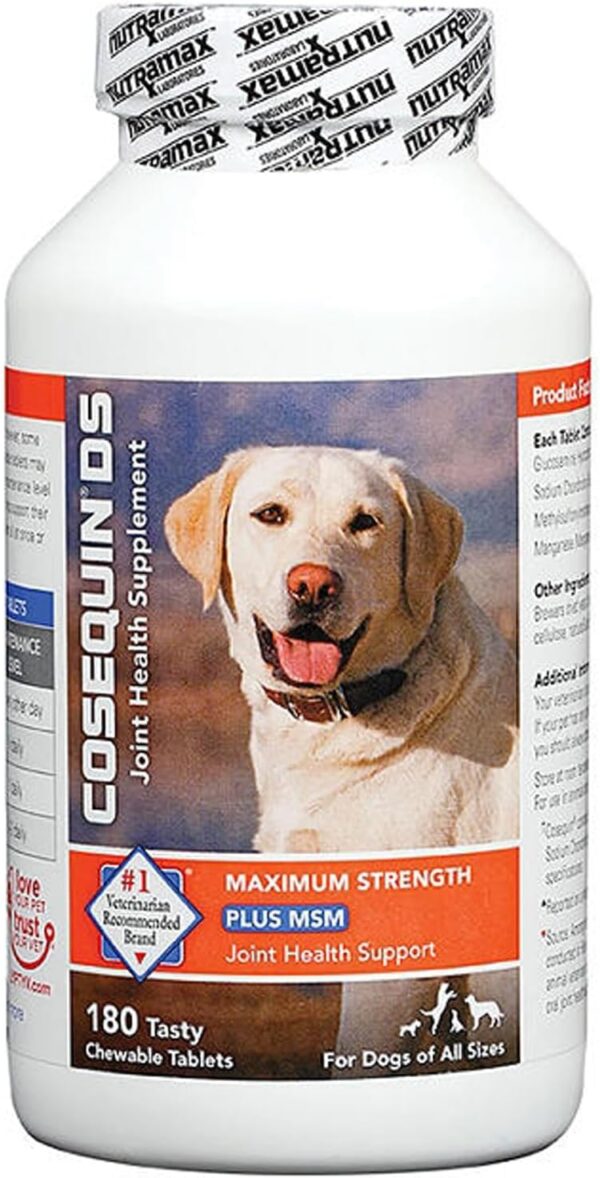 Cosequin MSM Joint Health Supplement for Dogs - 180 Chewable Tablets