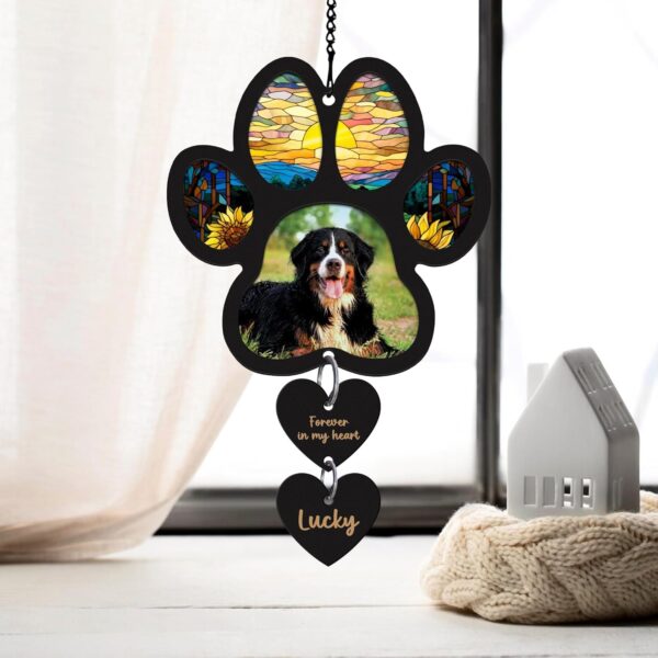 Pet Memorial Suncatcher,Pet Memorial Gift, Cat Memorial, Dog Lovers, Handmade Custom Name Cat Decor,Loss of Pet Sympathy Gift,Pet Loss Gifts SC66 - Image 5