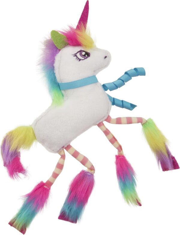 SmartyKat Dazzle Unicorn Crinkle Plush Catnip Cat Toy - White, One Size - Image 2