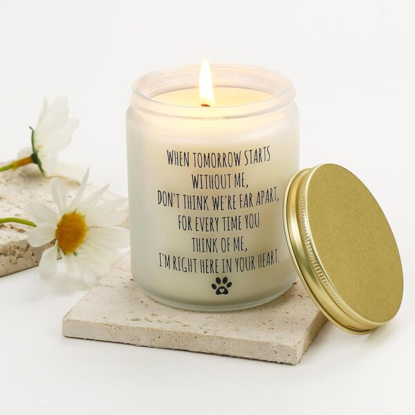 Dog Memorial Gifts for Loss of Dog, Pet Memorial Gifts, Pet Loss Gifts, Sympathy Candle Gift for Cats Dogs Passing Away, Pet Bereavement Remembrance Gift for Dogs Families Friends Lovers - Image 3