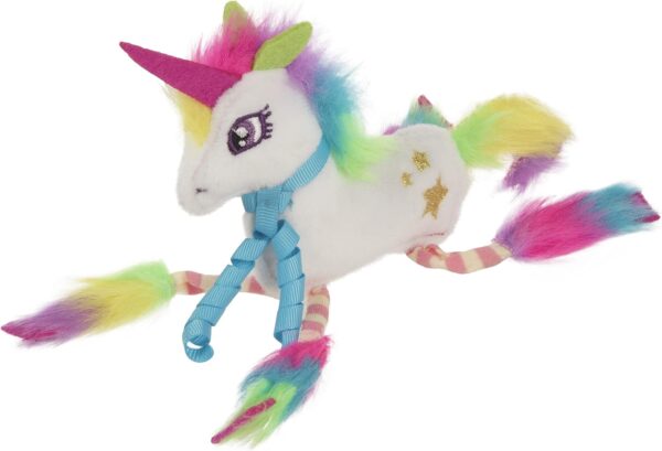 SmartyKat Dazzle Unicorn Crinkle Plush Catnip Cat Toy - White, One Size - Image 4