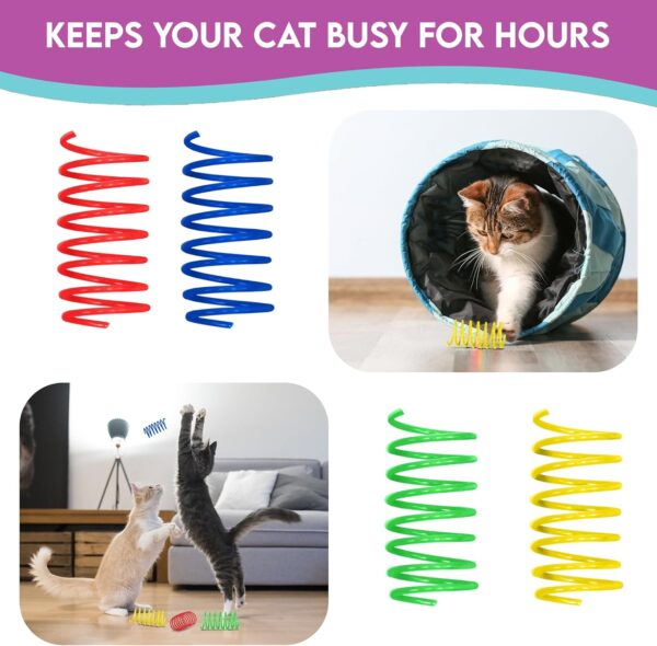 SPOT Ethical Products Ethical Wide Colorful Springs Cat Toy - Image 6