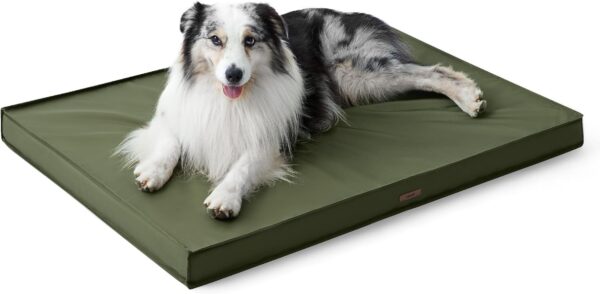 Lesure Outdoor Waterproof Dog Beds for Large Dogs - Dog Bed Washable with Oxford Fabric Surface, Large Orthopedic Foam Pet Bed with Removable and Durable Cover, Machine Washable - Image 7