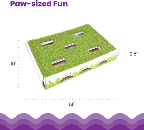 Catstages Grass Patch Hunting Box Cat Toy - Image 5