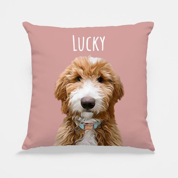 14x14in Custom Pillow Pets with Picture - Personalized Pillows with Pictures - Dog Memorial Gifts - Pet Pillows Personalized Photo