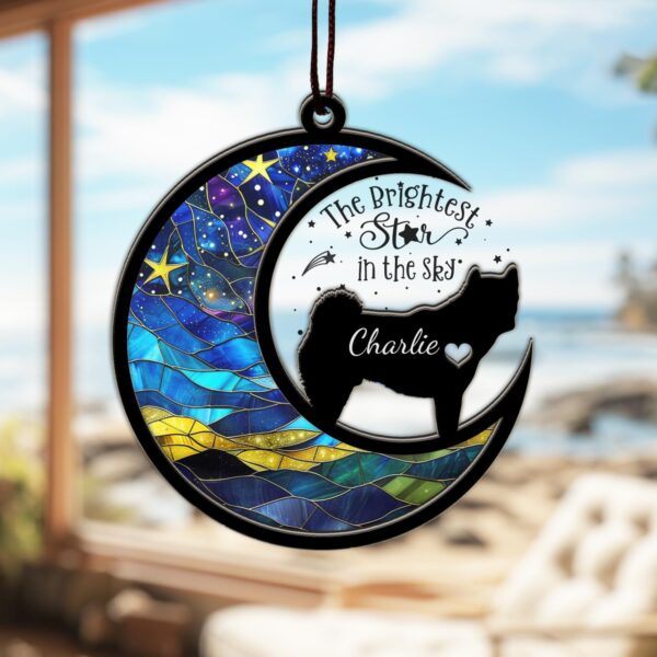 Personalized Pet Memorial Suncatcher Dog Cat, Dog Memorial Suncatcher, Custom Pet Loss Suncatcher, Gifts for Dog Lovers, Dog Cat Memorial Ornament Loss of Pet Sympathy Gift (#1 Dog SunCatcher) - Image 7