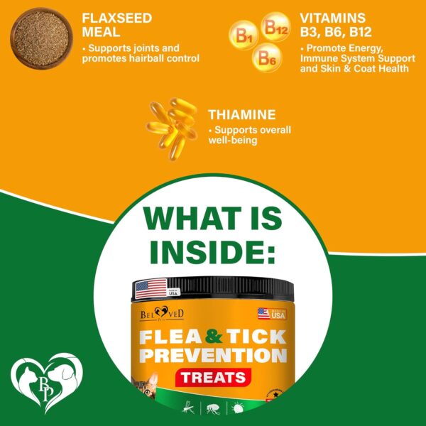 Flea and Tick Prevention Chewable Pills for Dogs and Cats - Revolution Oral Flea Treatment for Pets - Pest Control & Natural Defense - Chewables Small Tablets Made in USA (Chicken (for Cats)) - Image 5