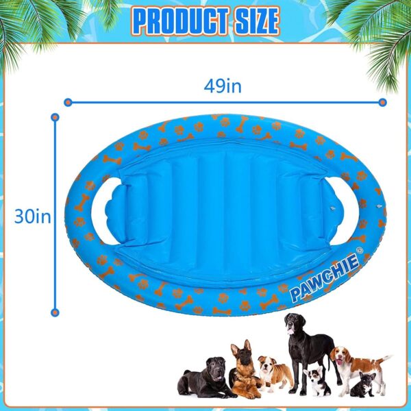 PAWCHIE Dog Pool Float - Inflatable Rafts, Inflatable Ride-ons for Pets Kids Summer Outdoor Water Games, Swimming Pool Water Toy - Image 5