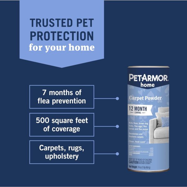 PetArmor Plus Flea & Tick Prevention for Cats Over 1.5 lbs (3 Doses) + PetArmor Home Carpet Spray and Yard Spray for Fleas & Ticks, Total Flea & Tick Prevention - Image 4