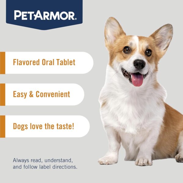 PetArmor 7 Way De-Wormer for Dogs, Oral Treatment for Tapeworm, Roundworm & Hookworm in Small Dogs & Puppies (6-25 lbs), Worm Remover (Praziquantel & Pyrantel Pamoate), 2 Flavored Chewables - Image 4