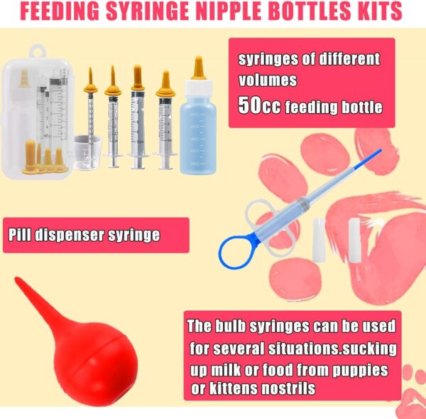 Puppy Kitten Whelping Supplies, Whelping kit for puppies birth,kitten Supplies,Dog Supplies,puppy kit,kitten bottle feeding kit for New Born puppy Supplies and Kitten - Image 3