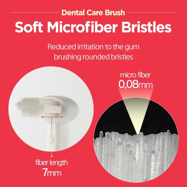 Dental Care Brush (Soft Bristles) - Toothbrush for Cat and Small Dog with Horizontal Head & Easy Grip Handle (5) - Image 7