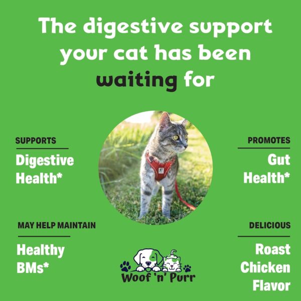 Cat Digestive Support - Digestive Enzymes for Cats - Cat Digestive Probiotic - Cat Digestion Aid - Cat Digestion - Digestive Enzyme for Cats - Cat Digestive Enzyme - Cat Digestive Supplement - 1 fl oz - Image 3