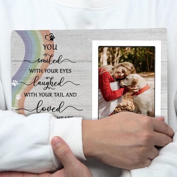 SteadStyle Pet Memorial Picture Frame - Sympathy Gift for Loss of Dog - in Memory of Pet, Paw Prints Photo Frames 4x6 for Loss of Dog Cat Remembrance Gifts for Pet Lovers… - Image 7