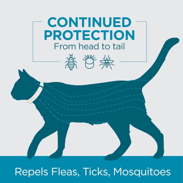 TevraPet Proact Flea and Tick Collar for Cats, 8 Months of Flea and Tick Protection, Repels Mosquitos - 2ct - Image 5