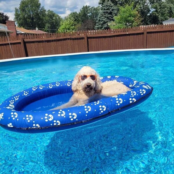 Dog Pool Float Inflatable Dog Floats for Pool Dog Floaties Swimming Pool Floats for Small Medium Large Dog Puncture Proof - Image 2