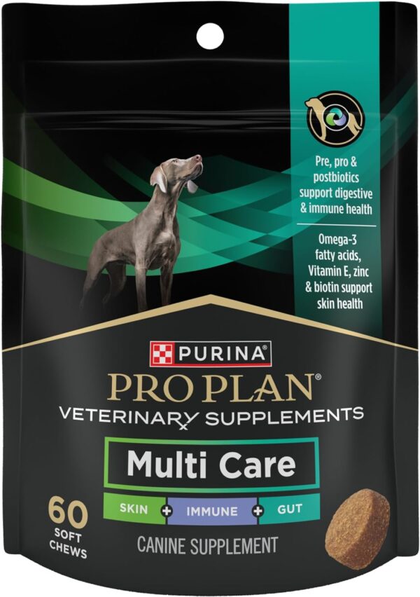 Purina Pro Plan Veterinary Supplements Multi Care Dog Supplements - (Pack of 1) 60 ct. Pouch