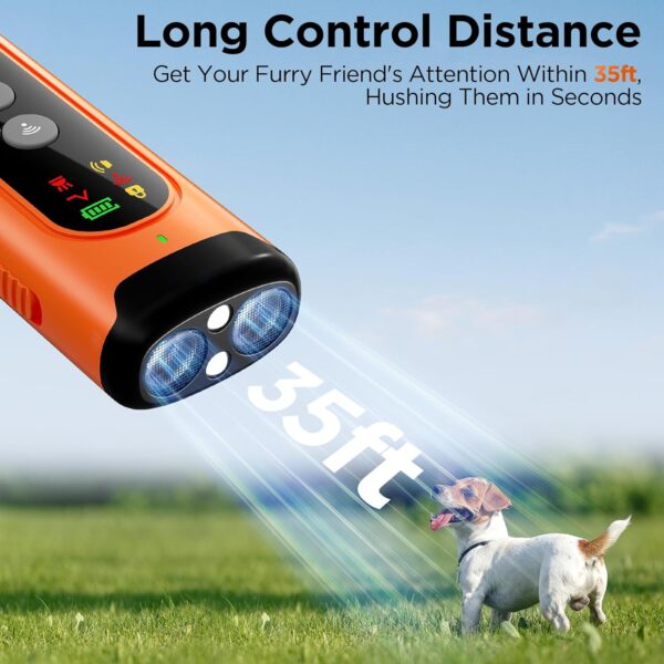 2024 Dog Bark Deterrent Device, Anti-Bark Device for Dog Training & Behavior Aid, No Need to Yell or Pat, Simply Point at The Dog Within 35ft, Ultra-Bright LED Flashlight | Bark Collar Alternative - Image 6