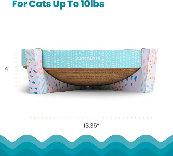 Catstages Scratch, Snuggle & Rest Corrugated Cat Scratcher With Catnip (packaging may vary) - Image 5