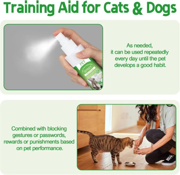 Cat Deterrent Spray. Cat Repellent Indoor for Cat and Kitten. No Scratch Spray for Cats. Effective Cat Scratch Deterrent Training Aid for Furniture, Curtains, Sofas, Plants, Indoor & Outdoor. 120ML - Image 7