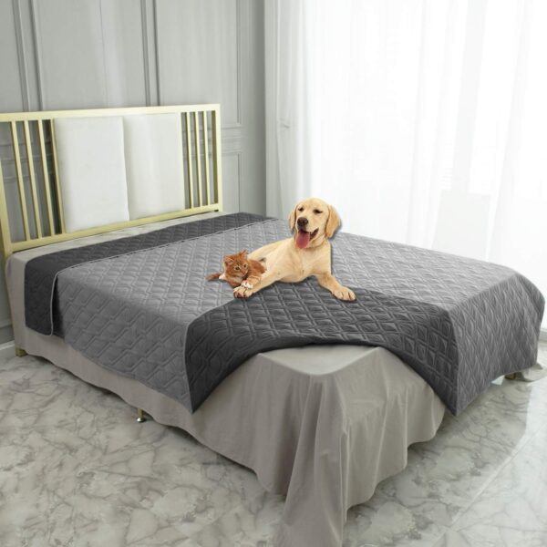 Ameritex Waterproof Dog Bed Cover Pet Blanket for Furniture Bed Couch Sofa Reversible - Image 7