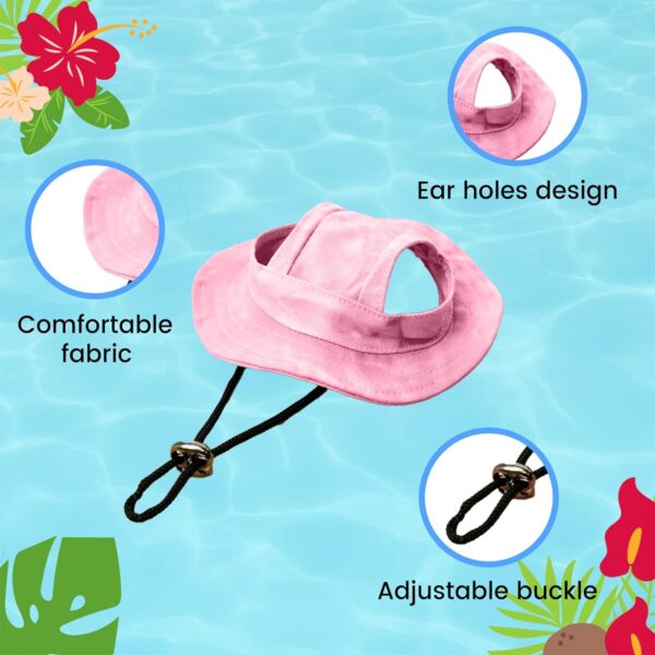 Sphynx Cat Watermelon Shirt &Sun Hat for Summer, Cooling Breathable UPF 50+ Shirt for Cats & Small Dogs Apparel, Shirt and Hat Set for Cats (L (5.5-8lbs)) - Image 4