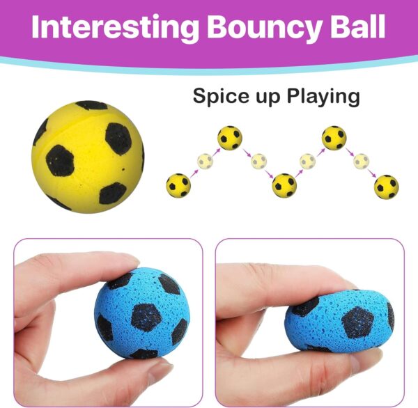 SPOT Sponge Soccer Ball Cat Toys - Interactive and Colorful Plush Toy, Fun for Cats and Kittens to Bat and Chase, Keep Cats Entertained - 1.5" Assorted 4- Pack - Image 4