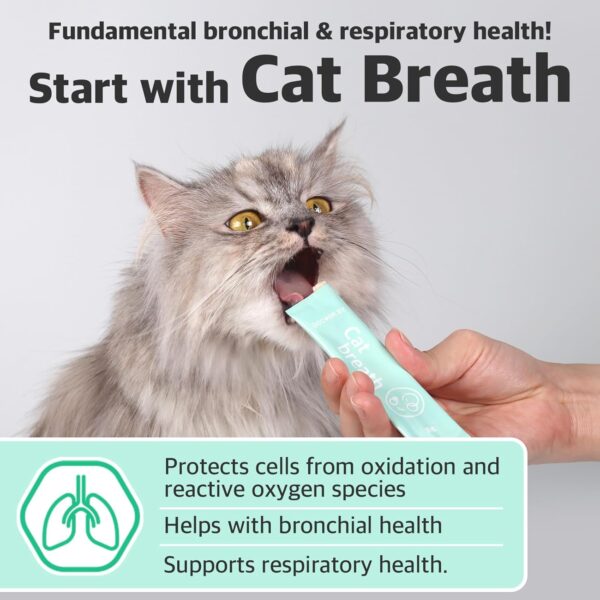 Doctorby Cat Breath Bronchial Supplements - Cat Nose Relief sneezing runny nose drops respiratory medicine & Immune support with TF-343-30 Individually Packaged (1 PACK (30 Count)) - Image 3