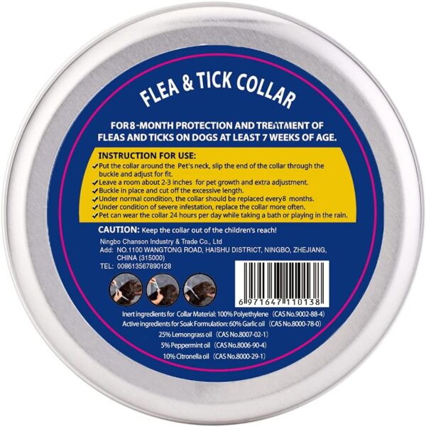 Pet Flea Collar Small Size Flea and Tick Prevention for Cats, 4 Pack Flea and Tick Collar for Cats, 38cm/15 inch, 8 Month Protection… - Image 2