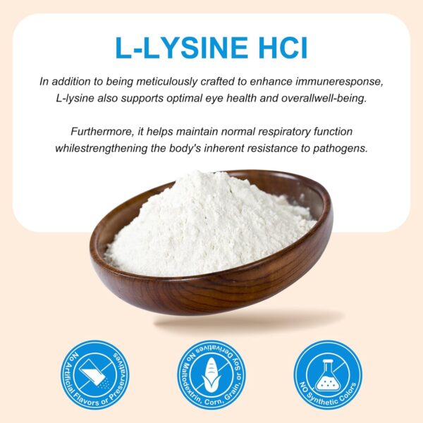 L-Lysine Powder for Cats, 120g Lysine Powder Supports Cats Immune System, Respiratory Health & Visual Function – Lysine Powder Improve Cats Eye Discharge, Pets Health Supplies, Salmon Flavor - 4.23oz - Image 2