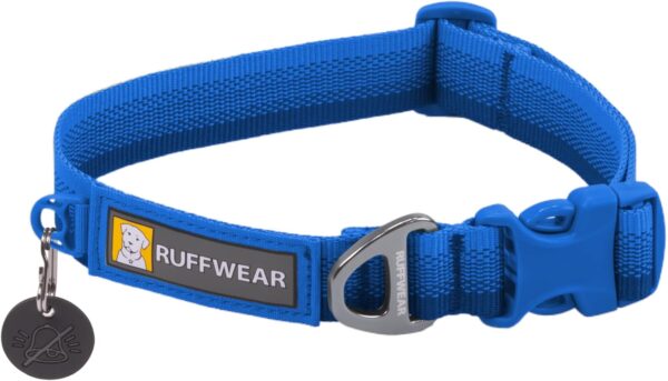 Ruffwear, Front Range Dog Collar, Durable and Comfortable Collar for Everyday Use, Blue Pool, 14"-20"