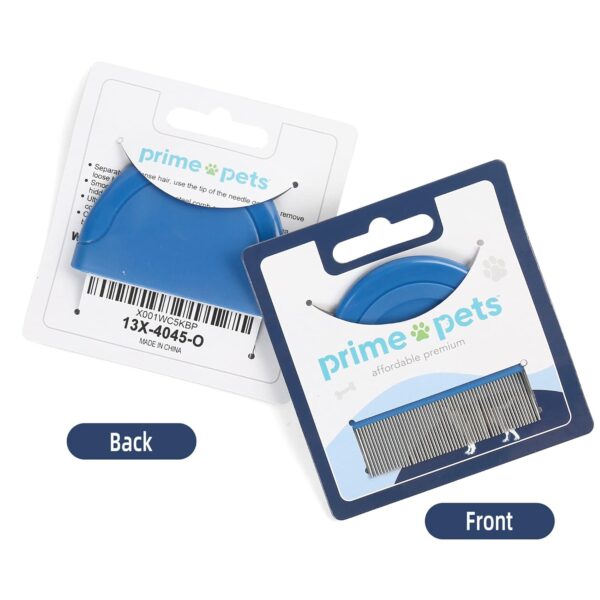 PrimePets Flea Comb for Cat Dog, Pet Hair Removal Comb - Image 5