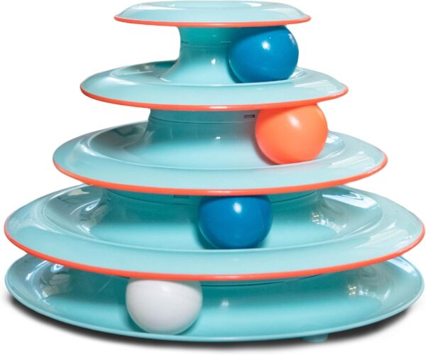 Catstages Chase Meowtain Interactive 4-Tier Cat Track Toy