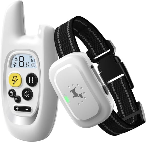 Dog Shock Collar with Remote - [2024 Newly Upgraded] Dog Training Collar for Small Medium Large Dogs, Rechargeable E Collar for Dogs Training, IPX7 Waterproof Electric Collar with Unique Shock-Lock