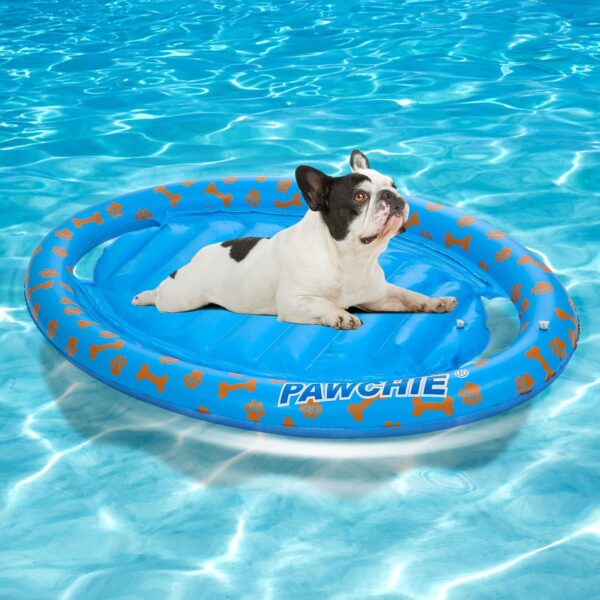 PAWCHIE Dog Pool Float - Inflatable Rafts, Inflatable Ride-ons for Pets Kids Summer Outdoor Water Games, Swimming Pool Water Toy