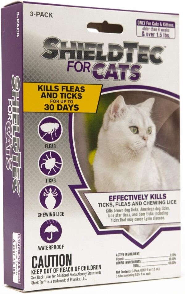 Flea and Tick Prevention for Cats, Kills Chewing Lice, Cat Flea Treatment (6 Dose)