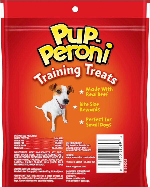 Pup-Peroni Training Dog Treats, Original Beef Flavor, 5.6 Ounce (Pack of 8), Made with Real Beef, Bite Size Rewards - Image 4