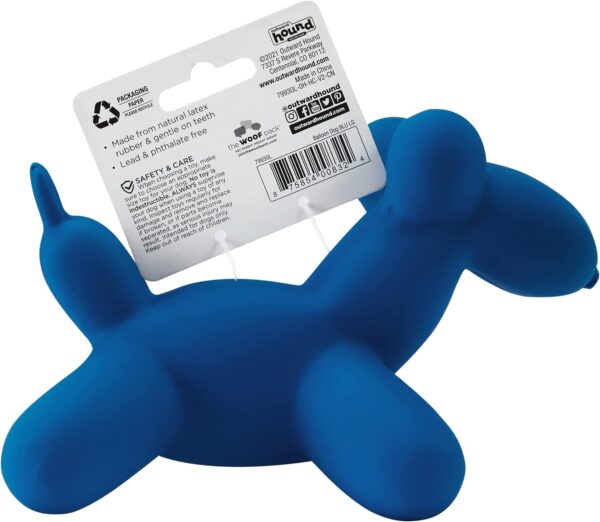 Outward Hound Latex Rubber Balloon Dog Squeaky Dog Toy, Large - Image 9