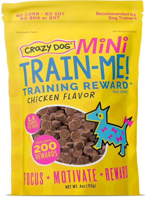 Crazy Dog Train-Me! Training Reward Mini Dog Treats