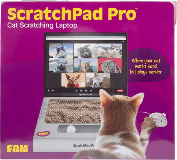 The Original ScratchPad Pro — Cardboard Laptop Cat Scratcher, Interactive Cat Toys for Indoor Cats, Kitten Supplies and Cat Stuff by Relatable - Image 7