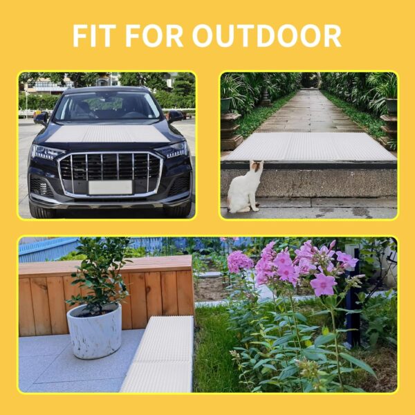 8 Pack Cat&Dog repellent Outdoor/Indoor Spike scat mat, Garden Scat Mats - Image 6