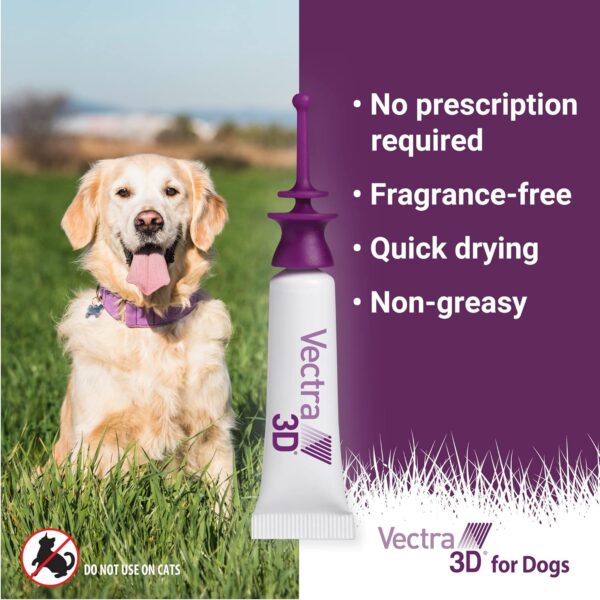 Vectra 3D for Dogs Flea, Tick & Mosquito Treatment & Prevention for Medium Dogs (21 – 55 lbs), 6 Month Supply - Image 6