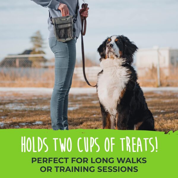 Mighty Paw Dog Treat Pouch 2.0 - Hands-Free Design - Strong Magnetic Closure - Quick Access To Your Pup's Treat - Closes Easy To Prevent Spills - No More Fumbling - Perfect For Long Walks Or Training - Image 6