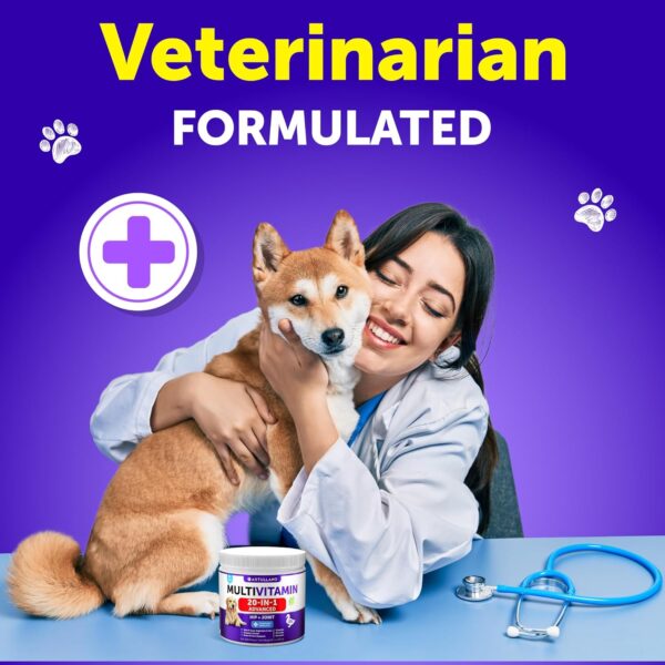 Dog Multivitamin Chewable with Glucosamine 20 in 1 - Dog Vitamins and Supplements - Senior & Puppy Multivitamin for Dogs - Pet Joint Support Health - Immunity, Mobility, Gut Skin - 120 Chews - Image 7